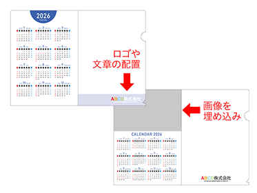 テンプレートにテキストや画像データを入れるだけ