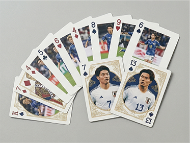 全54枚すべて異なるデザインで製造可能