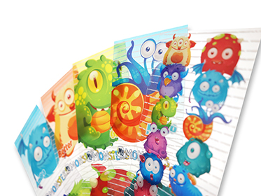 透明素材でオシャレな仕上がりに